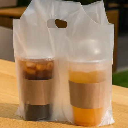 [DS] 비닐 컵캐리어 무지 24온스 2구 1000매 이미지