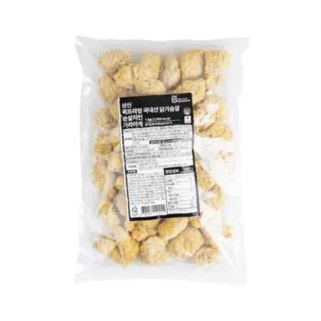 [상신] 퀵 프라잉 국내산 닭가슴살 순살치킨 가라아게 1kg