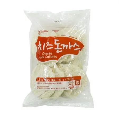[상신] 업소용돈까스 국내산 치즈돈까스 180g x 10장 (1.8kg)