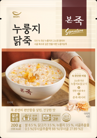본죽 누룽지닭죽(200g)