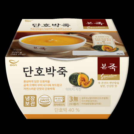 본죽 단호박죽(270g)_수저포함_냉장