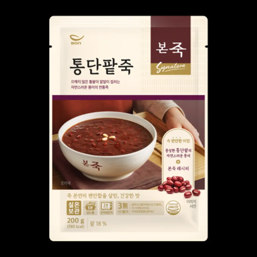 본죽 통단팥죽(200g) 이미지