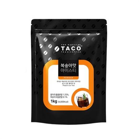 [타코]복숭아 아이스티 파우더(1kg)