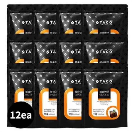 [Box][타코]복숭아아이스티파우더(1kg*12ea)
