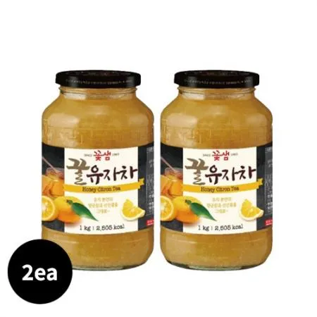 [2EA][꽃샘]꿀유차자(1kg*2ea)_Free