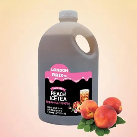 [런던브릭스]복숭아아이스티 베이스(1.9kg)