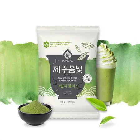 [포모나]제주봄빛 그린티플러스(500g/말차13%)