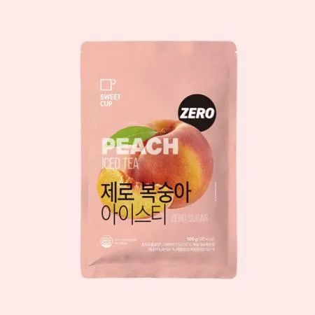 [스위트컵]제로 복숭아아이스티 파우더(500g)
