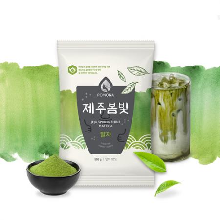 [포모나]제주봄빛 말차파우더(500g/말차10%)