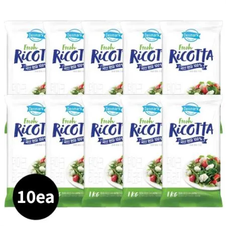[Box][덴마크]리코타치즈(1kg*10ea/냉장)_Free