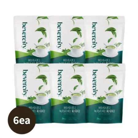 [Box][베버시티]녹차라떼(500g*6ea)_Free