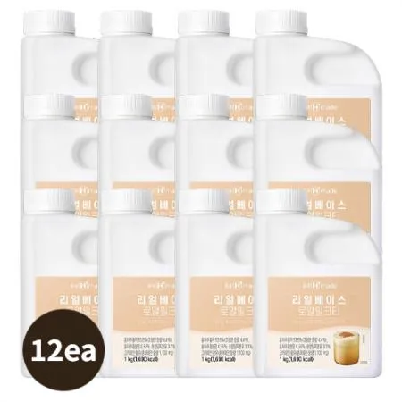 [Box][흥국]리얼베이스로얄밀크티(1kg*12ea/냉장)_Free