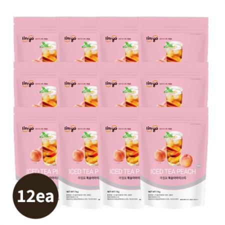 [Box][아임요]복숭아아이스티파우더(1kg*12ea)_Free