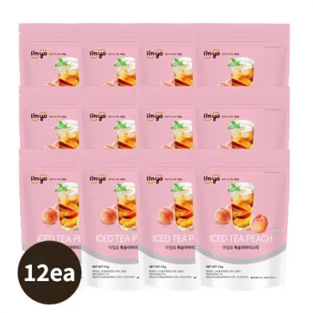 [Box][아임요]복숭아아이스티파우더(1kg*12ea)_Free