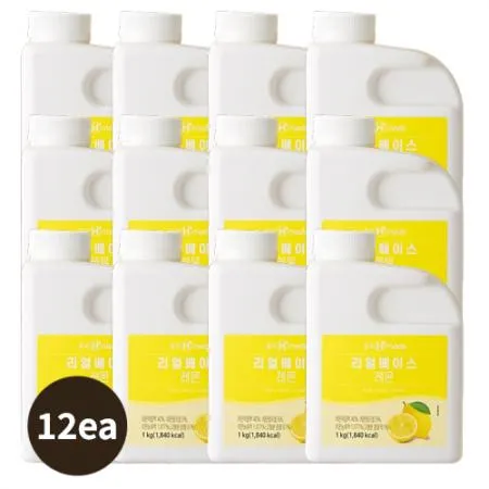 [Box][흥국]리얼베이스레몬(1kg*12ea/냉장)_Free