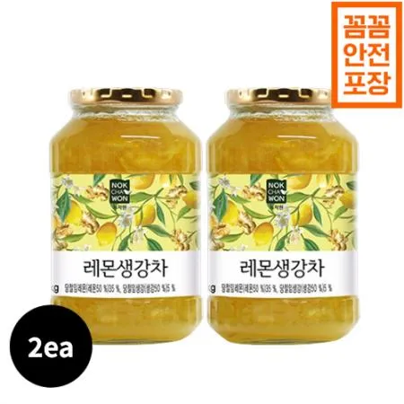 [2EA][녹차원]레몬생강차(1kg*2ea)_Free