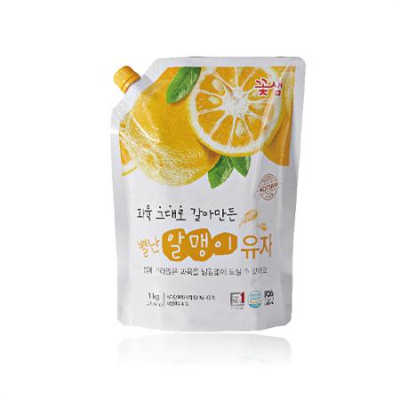 [꽃샘]별난알맹이유자(1kg)