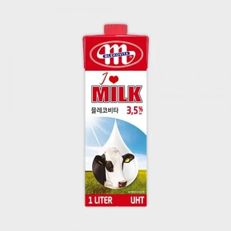 [무료배송] 믈레코비타 멸균우유 1박스(1L*12ea)