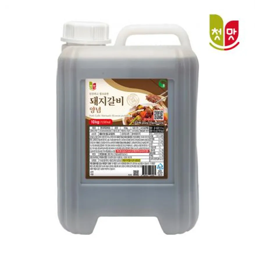 첫맛 돼지갈비양념 10kg 이미지