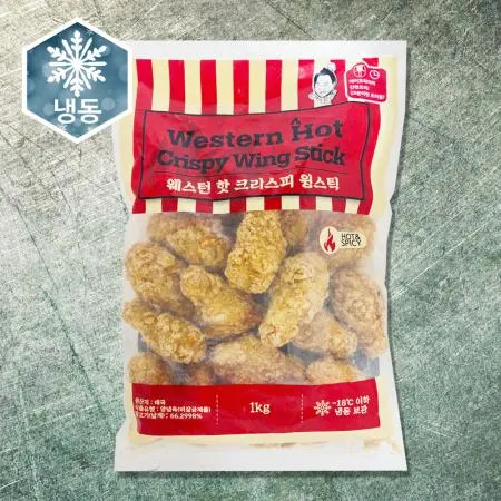 웨스턴 핫 크리스피 윙스틱 1kg, 겉바속촉의 정통 후라이드 윙스틱