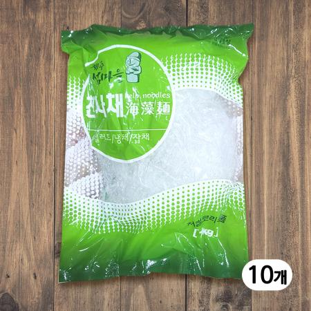 천혜식품 저칼로리 제주 섬마을 천사채 1kg 10개(1박스)