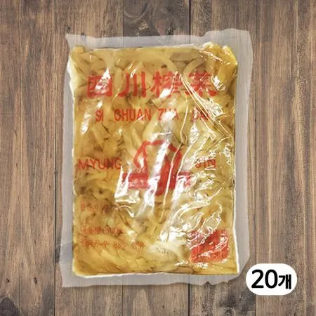 명진 짜사이 채 500g 20개 묶음