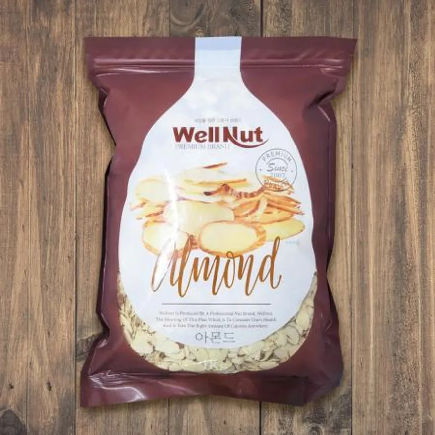 웰넛 아몬드 슬라이스 1KG 껍질有 이미지