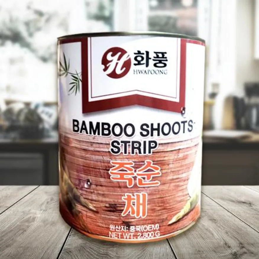화풍 죽순 채 2.8kg 대용량 식당 업소용 맛집 중화요리 중국집 식자재 중식 한식 일식요리 죽순캔 통조림 이미지