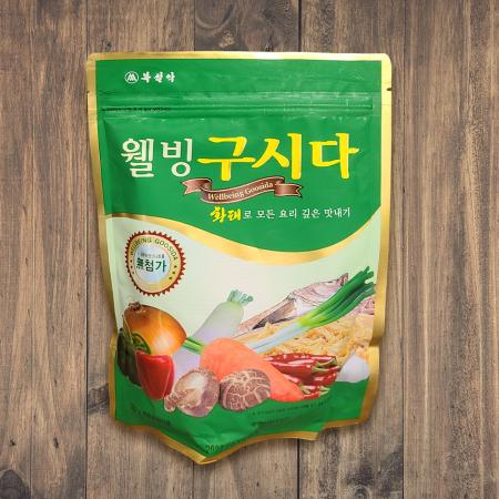 웰빙 구시다 500g 천연웰빙조미료/무방부제 무색소 무MSG/해장국 북어국 부침 무침 떡국