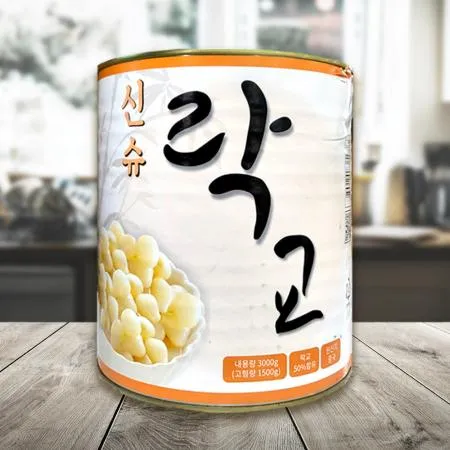 신슈 락교 3kg 캔 통조림(3S)