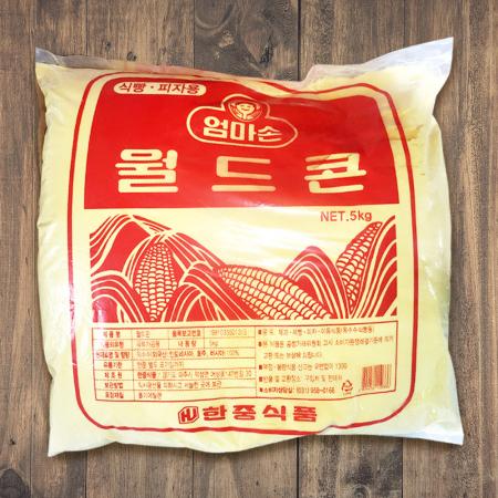 한중식품 엄마손 월드콘 5kg 알파옥분 알파옥수수가루