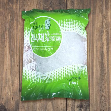 천혜식품 저칼로리 제주 섬마을 천사채 1kg 샐러드 무침 잡채 냉채