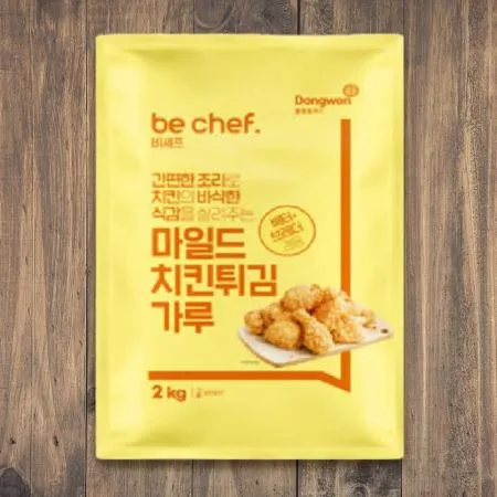 동원홈푸드 마일드 치킨튀김가루 2kg 프리믹스H 치킨파우더