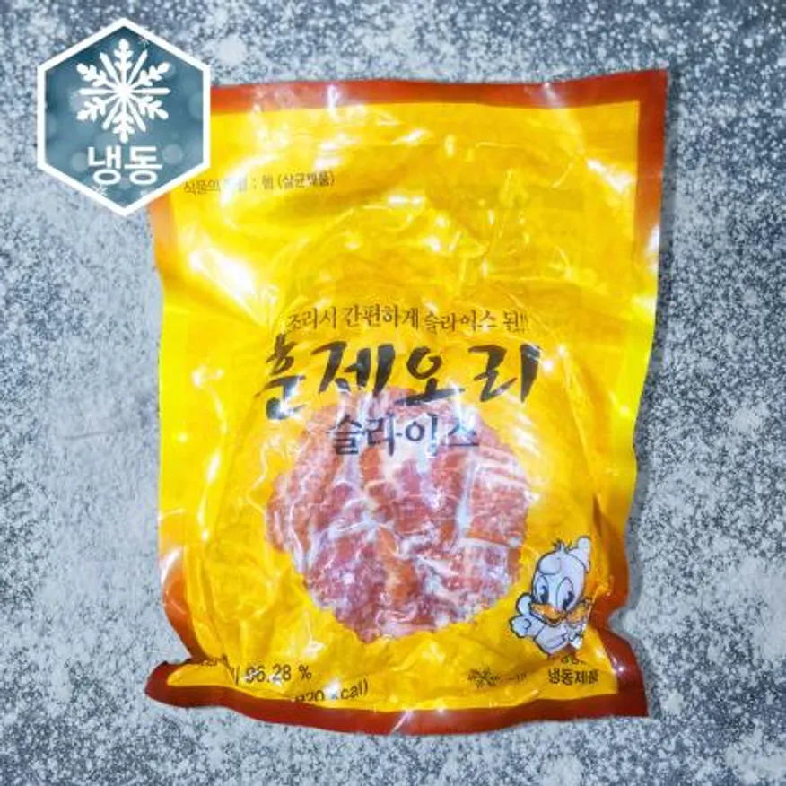 에쓰푸드 진일품 훈제오리 슬라이스 800g 이미지