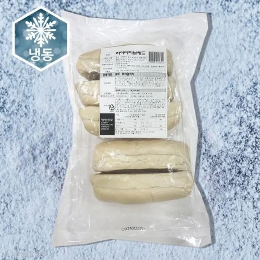 냉동 디보트코리아 치아바타 브레드 400G (80G x 5) 이미지