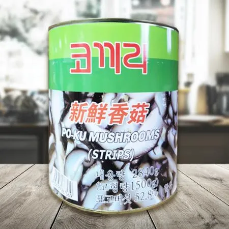 명진 표고버섯 채 2.84kg 통조림 캔