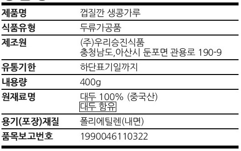 상품정보제공고시