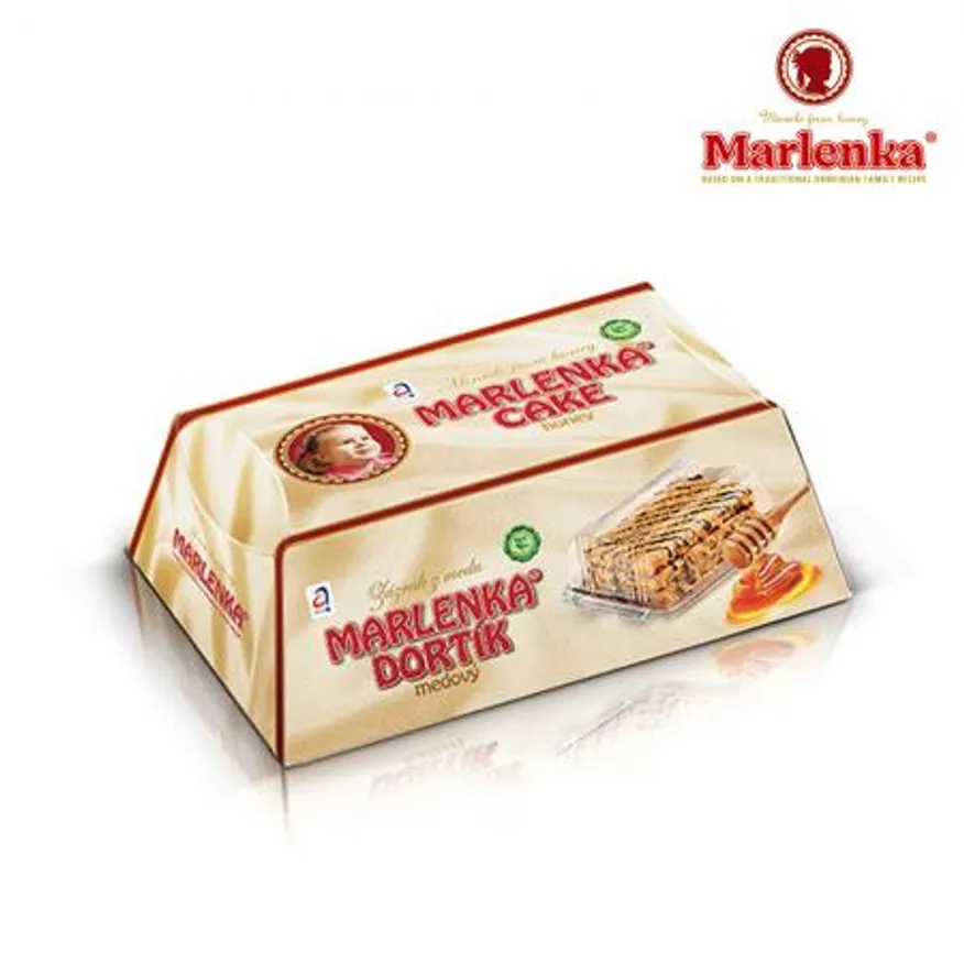 말렌카 허니 케이크 100g 월넛 카페 디저트 조각 생일 케익 이미지