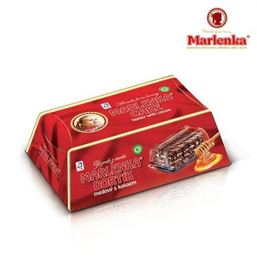 말렌카 허니 케이크 100g 코코아 카페 디저트 조각 생일 케익 이미지