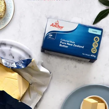 앵커 락틱버터 454g 20개 무염 발효 버터 [아이스박스포함] 이미지