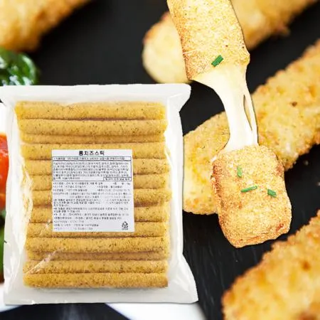 원쿠킹 롱 치즈스틱 1kg 19cm 20개입 모짜렐라 스트링 치즈