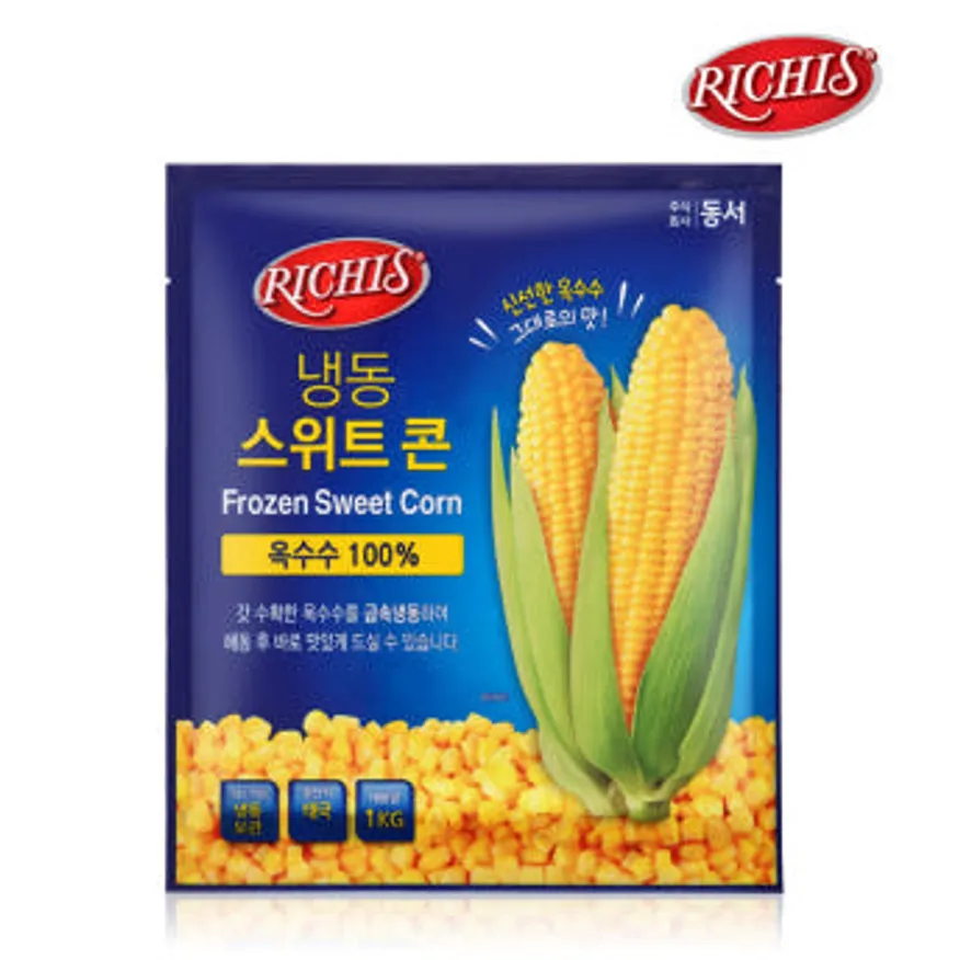 리치스 냉동 스위트콘 1kg 옥수수 100% NON GMO 태국산 이미지