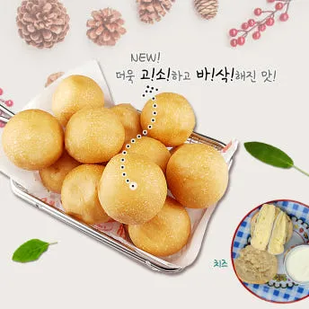 찹쌀 찰 치즈볼 900g 자연치즈 30g x 30알 진우식품 이미지
