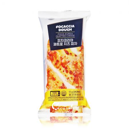 포카치아 이탈리안 사각피자 콰트로치즈피자 65g 냉동피자 이미지