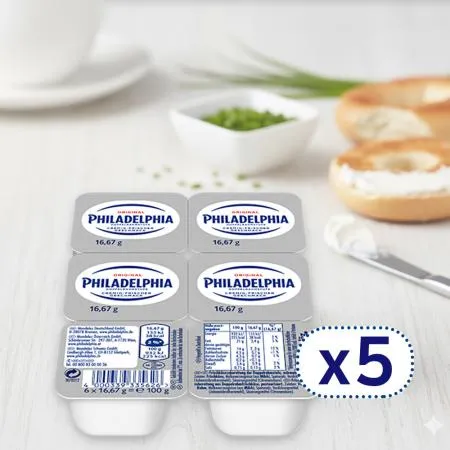 필라델피아 포션 크림치즈 16.67g 30개 (6개X5세트)