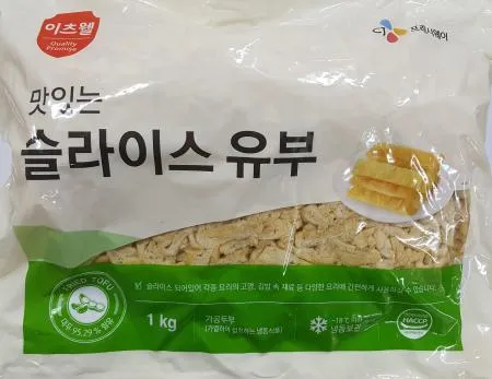 이츠웰 슬라이스 유부 1kg