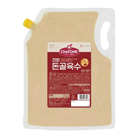 쉐프원 진한돈골육수 2kg