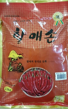 고추양념분말 할매손 고운2.5kg(6입)