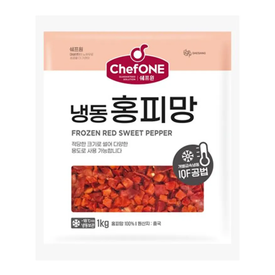 쉐프원 냉동홍피망 1kg 이미지