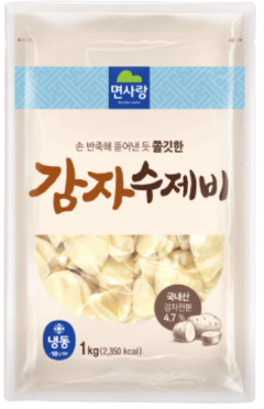면사랑감자수제비 1kg(9입)